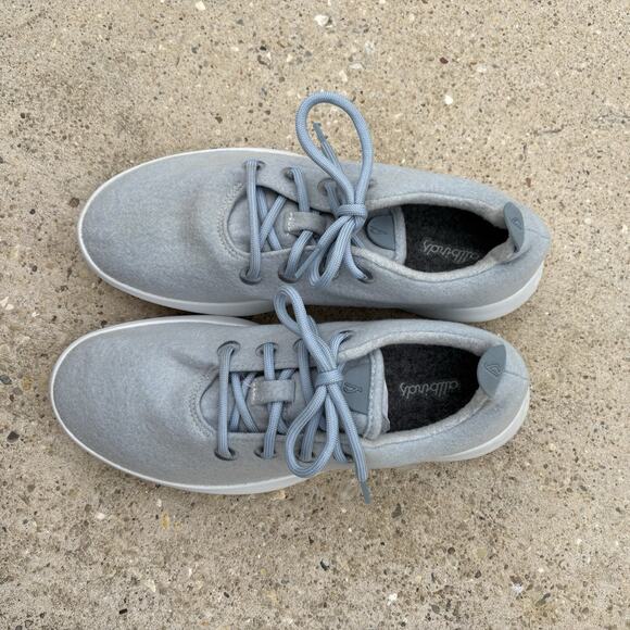 allbirds Wool Runners Mens Size 9 Light Blue Lace-Up Comfort Running Shoes - Picture 5 of 8